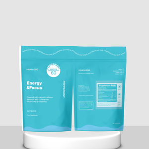 ยาเม็ดปราศจากน้ำตาลแบบ OEM/ODM แอล-ธีอะนีน ยาเม็ดคาเฟอีนเพิ่มพลังงาน ยาเม็ดเพิ่มสมาธิและพลังงาน - Product Image 1