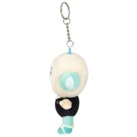 Porte-clés robot en peluche rembourré de coton PP, personnalisable et brodé, en vente chaude