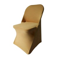 Housses de chaise pliantes en spandex scuba blanc pour mariage