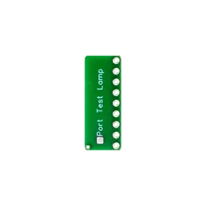 Lámpara indicadora LED de 8 segmentos para prueba de puertos, con efecto de agua corriente, colores rojo, verde y azul opcionales - Product Image 5