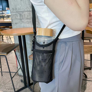 Bouteille d'eau en verre borosilicate de 1000 ml avec marqueur de temps et couvercle en bambou pour la vente en gros - Product Image 6