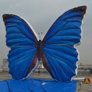 Bơm hơi khổng lồ bướm mô hình, menelaus màu xanh morpho Inflatable bóng cho quảng cáo - Product Image 1