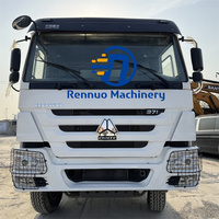 Camion benne d'occasion Rennuo Machinery à faible consommation d'énergie, HOWO 371 380, pour travaux municipaux