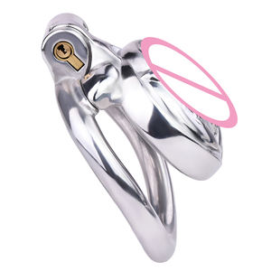 男性用弾性ベルトストラップハーネス付きFRRKSissyステンレススチールチャスティケージ目立たないSissiesFemboyコックケージデバイス - Product Image 5