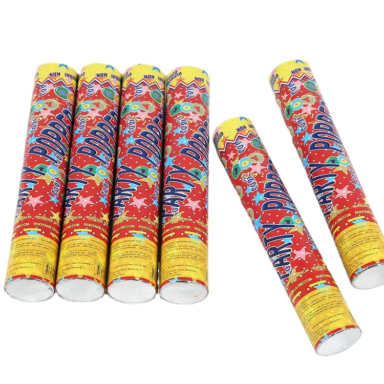 60Cm Confetti Kanon Air Powered Party Popper, Viering Perslucht Party Popper, party Poppers Mit Einem Tuch Konfetti