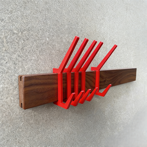 <span class=keywords><strong>Appendiabiti</strong></span> da Parete Pieghevole in Metallo, Ganci Nascosti Richiudibili, Organizzatore per Ingresso e Soggiorno, Arredo Casa <span class=keywords><strong>Moderno</strong></span> - Product Image 4