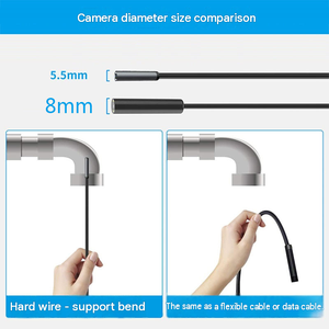 Caméra <span class=keywords><strong>endoscopique</strong></span> HD 3-en-1 pour téléphone, caméra d'inspection étanche pour les canalisations industrielles et la réparation automobile - Product Image 3