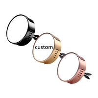 Mini diffuseur de parfum portable en métal pour grille d'aération de voiture, écologique, fait main, vierge pour sublimation