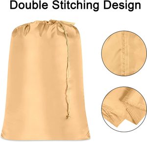 Bán Buôn Nhiệm Vụ Nặng Nề Củng Cố 420Oxford Dây Kéo Rửa Túi Giặt Với Logo Tùy Chỉnh In Cho Đóng Gói Quần Áo Bẩn - Product Image 6