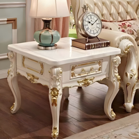 Table basse en marbre de style européen, meuble de maison moderne et simple, laqué avec rangement pour petits salons, meuble TV au sol