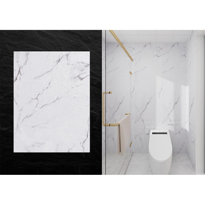 Panel <span class=keywords><strong>de</strong></span> pared <span class=keywords><strong>de</strong></span> cristal <span class=keywords><strong>de</strong></span> piedra SPC moderno para baños Panel <span class=keywords><strong>de</strong></span> pared <span class=keywords><strong>de</strong></span> ducha impermeable <span class=keywords><strong>de</strong></span> Instalación rápida - Product Image 2
