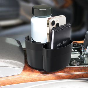 Accessori per auto Plus Organizer per espansione portabicchieri per auto aggiornato integrale con supporto per telefono Base regolabile per tazze grandi - Product Image 1