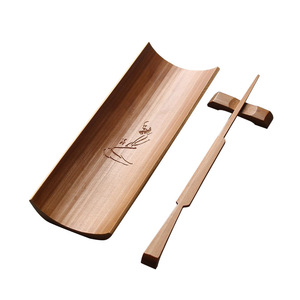 Bamboo carved tea scoop, retro wooden tea scoop, tea <b>spoon</b>, tea tongs, tea <b>measuring</b> set, Kung Fu tea ceremony six gentlemen - Product Image 5