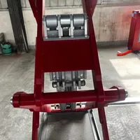 Nuevo Diseño Profesional, Elevador de Tijera Pequeño para Autos, Elevador Hidráulico Compacto y Portátil, Elevador de Vehículos