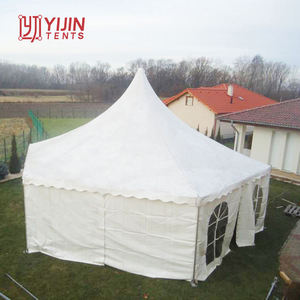 Tente de réception hexagonale à toit haut 6m x 10m, robuste, pour mariages et événements, tente pagode hexagonale promotionnelle 10x10m - Product Image 5