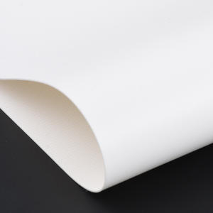 Precio de fábrica, 18oz, tela de PVC para exteriores, Anti UV, <span class=keywords><strong>blanco</strong></span>, impermeable, Anti-moho, rollo de lona, Tarpal para cubiertas de aves de corral - Product Image 2