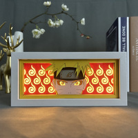 Caja de Luz 3D Personalizada Lista para FBA, Lámpara LED con 16 Colores Cambiantes y Control Remoto, Caja de Luz con Sombra para Decoración de Dormitorio, Hogar, Juego de Regalo