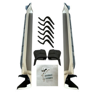 Smart Manufacturing Aluminum Alloy Off-Road Side <b>Steps</b> Running <b>Board</b> for PRADO FJ150 & FJ Cruiser 2008-2020 Pearl White - Product Image 3