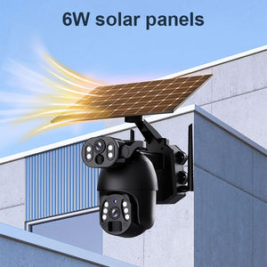 Nueva llegada 6MP 4G Solar Powered PTZ Cámara al aire libre con tarjeta Sim WIFI Visión nocturna CCTV Cámara solar - Product Image 2