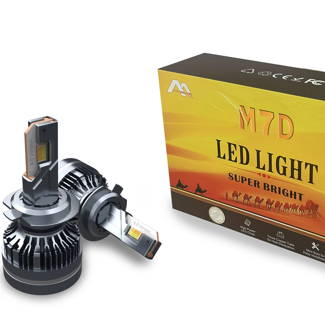 Matec Car LED Headlight App Control Mixed Three-color High-Power Led H4 H7 H11 9005 9006 Car LED Headlight Bulb