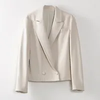Manteau en cuir Pu femme, Slim, style moto, tendance, joli manteau en cuir, vente en gros, noir et blanc