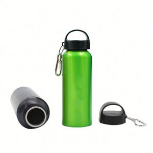 Bouteille en aluminium écologique personnalisée de 17 oz, impression sérigraphique/gravure laser, design moderne portable pour une utilisation sportive, articles promotionnels pour boissons - Product Image 1