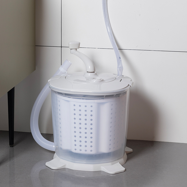Outdoor Portable Directly Sale Plastic 10L Mini Underwear Hand Washing Machine with Dryer