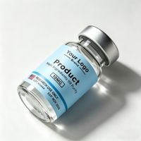 Étiquettes de peptides imprimées de qualité supérieure, autocollants personnalisés pour flacons de peptides cosmétiques