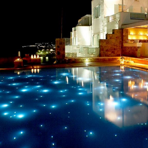 Spettacolare Watershape Professionale A Basso Consumo di Illuminazione di Sicurezza Disegno Stellata di Nuoto Pavimento della Piscina della Stella della Fibra Ottica di Illuminazione - Product Image 1