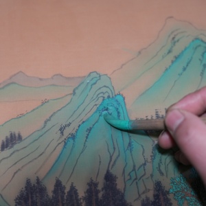 Tessuto di Seta per Pittura Tradizionale Cinese, per Calligrafia e Pittura Gongbi, Seta Colorata e Bianca Xuan - Product Image 5