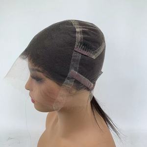 Perruque complète en dentelle HD en cheveux humains, qualité 10A 12A, sans colle, cheveux vierges bruts 100% naturels, vente en gros d'usine - Product Image 4