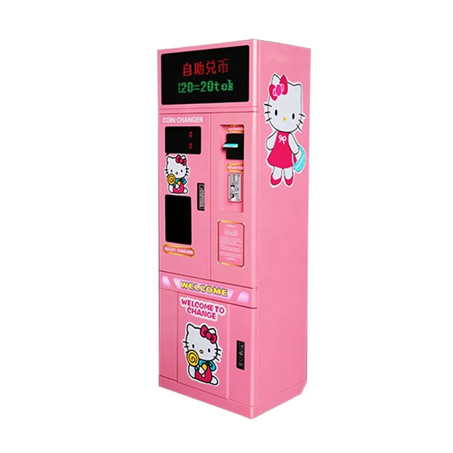 Factory Wholesale Automatic Token Coin ATM Changer Dispenser Machine Currency Coin Exchange Machine for Game Zone