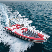 Fabricant de bateaux, yacht semi-rigide de 27 pieds (8,50 m), bateau pneumatique Rib 800, bateaux de pêche