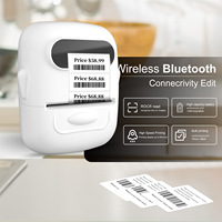 Imprimante d'étiquettes thermique portable 50 mm, imprimante d'étiquettes intelligente mini 2 pouces pour le dropshipping Shopify