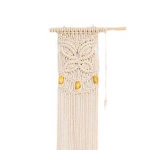 Tapisserie murale en coton tressé à la main, style moderne et épuré, pour salon, chambre ou bureau - Product Image 5