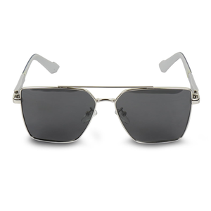 แว่นกันแดดดีไซน์เนอร์รุ่น NOVISON Jk-26626-106 UV400 หรูหรา ทนทาน กรอบสีเงิน เลนส์สีน้ำเงิน TAC โพลาไรซ์ แบบสองบริดจ์ สำหรับทั้งชายและหญิง กำลังเป็นที่นิยม - Product Image 3