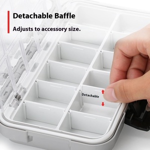 Hộp đựng đồ câu cá đa năng Luya, nhỏ gọn, bền, chống thấm nước, làm bằng nhựa ép phun, đựng móc câu, mồi câu - Product Image 2