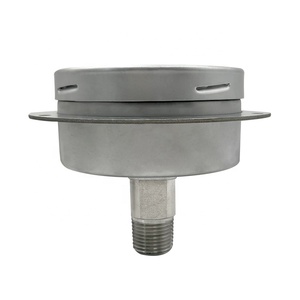 การเชื่อมต่อด้านหลังสแตนเลส Oem <span class=keywords><strong>ss</strong></span> 0-250 บาร์เกจวัดแรงดันหน้าแปลน - Product Image 4