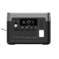 Station d'alimentation 1800W, solaire, pour la maison, d'urgence, extérieure, capacité de la batterie 1536Wh, onde sinusoïdale pure, PWM, Oukitel P1500 PLUS