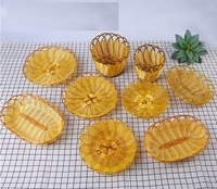 Voedselveilige holle PP rotan geweven handgemaakte ecovriendelijke modern design multifunctionele voedsel serveermand voor snacks en dineren