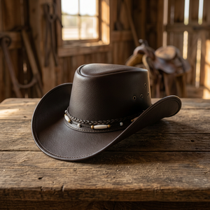 Sombrero Fedora Vaquero de Fieltro Unisex, Estilo a Rayas, Ajustable, Ala Ancha, Hecho a Mano, 100% Lana, para Montar a Caballo, Viajes, Fiestas, Esquí, Moda - Product Image 3