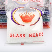Vente Directe Usine Bonne Qualité Perles de Rocaille Rondes/Bugles/Perles Tubes 2 Coupes en Verre de 2mm 3mm 4mm, Mini Perles pour la Fabrication de Bijoux