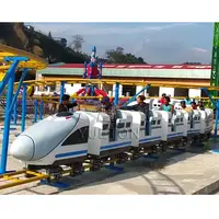 High Speed Rail Roller Coaster Attraction Kids Track Train