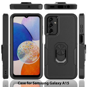 Tpu + pc étui <span class=keywords><strong>de</strong></span> téléphone <span class=keywords><strong>de</strong></span> luxe antichoc pour <span class=keywords><strong>Samsung</strong></span> Galaxy A55 A35 A25 A15 étuis <span class=keywords><strong>de</strong></span> téléphone portable pour <span class=keywords><strong>housse</strong></span> 2 en 1 avec maintien - Product Image 2