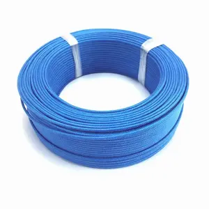 Cavo di prolunga per termocoppia KX tipo treccia in fibra di vetro duplex standard JIS cavo per termocoppia in fibra di vetro blu