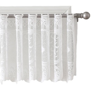 <span class=keywords><strong>Voilage</strong></span> en dentelle jacquard transparente en polyester, demi-rideau à œillets, <span class=keywords><strong>passe</strong></span>-<span class=keywords><strong>tringle</strong></span>, cantonnière courte pour fenêtre, pour armoire de cuisine - Product Image 5