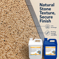 Résine époxy transparente hautement perméable à deux composants pour revêtement de sol liquide, idéale pour les travaux extérieurs et les scellants pour pavés à granulats.