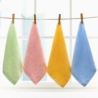 Hot Sale Colorful Soft Wholesale Cheap Natural Bamboo Fiber Newborn Washcloths Baby Face Wash Cloth Bamboo Towels