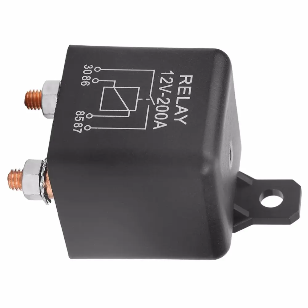 Relé de partida automotivo wm686, 12v, 4 pinos, automotivo, resistente, interruptor liga/desliga, relés, iniciante 180 a 200a