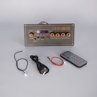 Amplifier Mobil Profesional 2 Kanal Sistem Suara Square-Dance TWS MP3 Layar Digital Baterai Lithium 37V 20W untuk Pesta Luar Ruangan